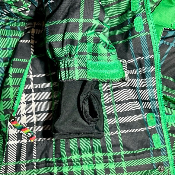 O'NEILL Fifty2 Series Insulated Ski / Snowboard Jacket Juniors Green Size Large - Picture 13 of 15